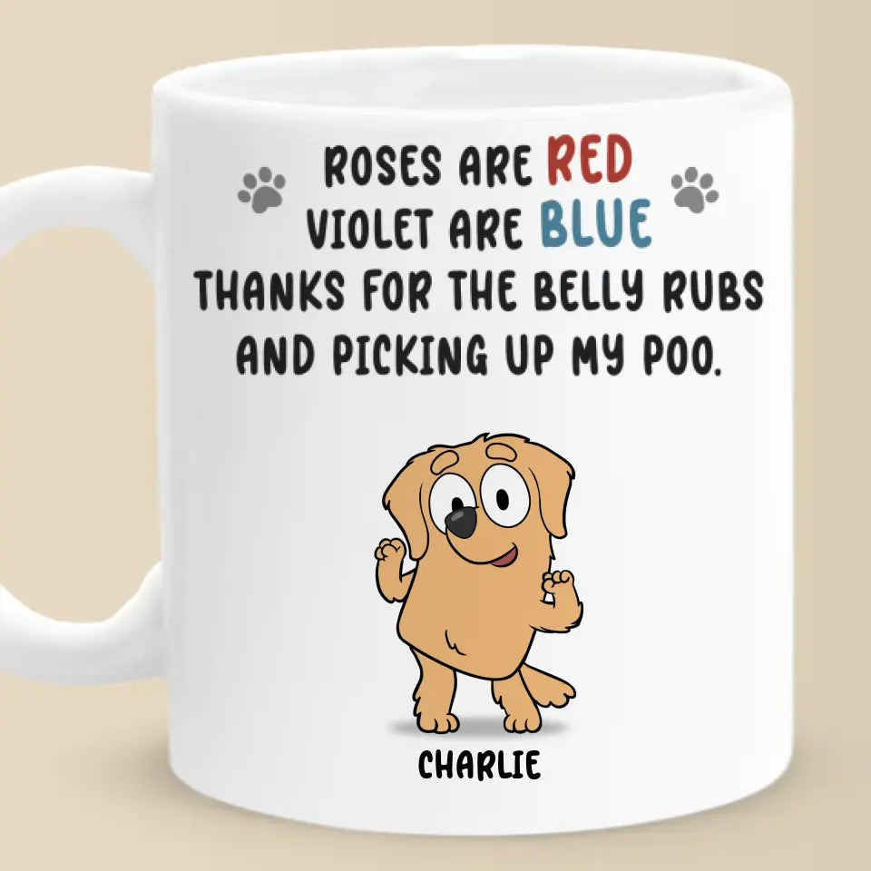 L'amour d'un chiot est la forme la plus pure de l'amour - Mug personnalisé pour chien - Cadeau pour les propriétaires et les amoureux des animaux