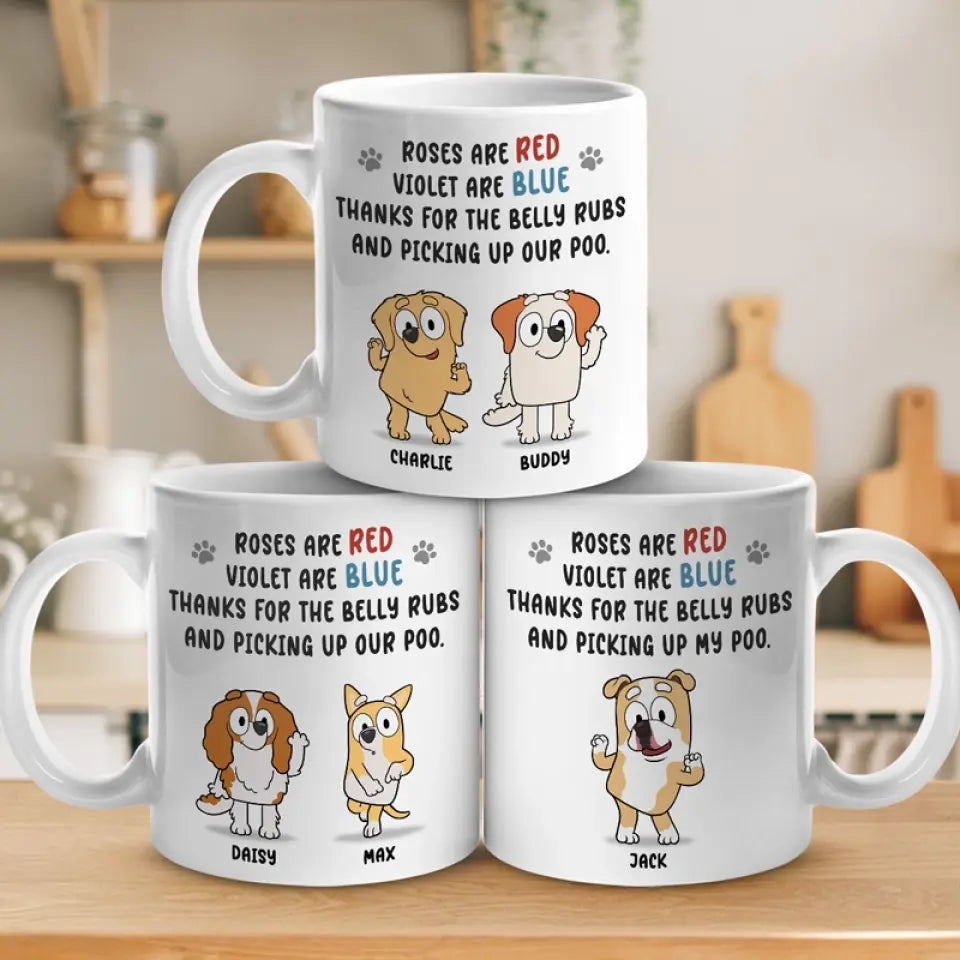 L'amour d'un chiot est la forme la plus pure de l'amour - Mug personnalisé pour chien - Cadeau pour les propriétaires et les amoureux des animaux