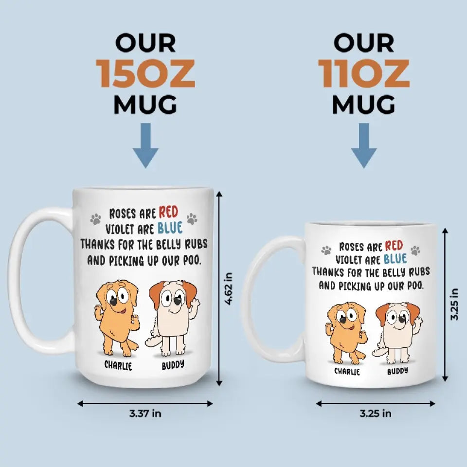 L'amour d'un chiot est la forme la plus pure de l'amour - Mug personnalisé pour chien - Cadeau pour les propriétaires et les amoureux des animaux