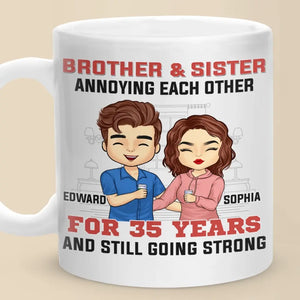 Mes frères et sœurs sont mes meilleurs amis - Mug personnalisé pour la famille - Cadeau pour frères et sœurs