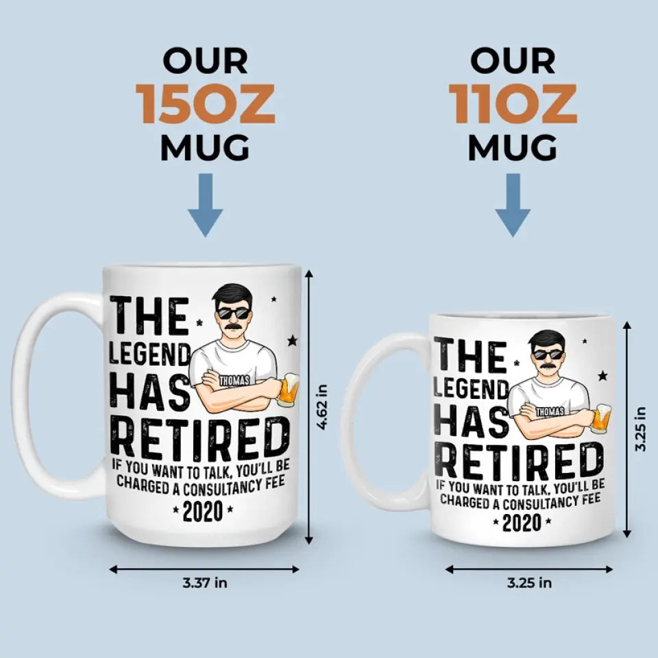 La retraite est merveilleuse - Tasse personnalisée - Appréciation, cadeau de retraite pour collègues, amis de travail, collègues