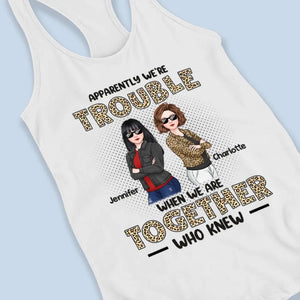 Quand nous sommes ensemble, qui savait ? - Débardeur dos nageur personnalisé Bestie - Cadeau pour meilleures amies, meilleures amies, sœurs