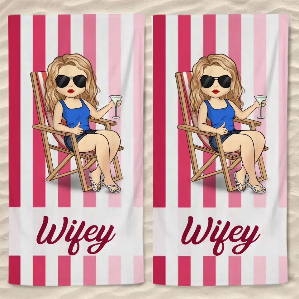 Couchers de soleil et âmes sœurs - Serviette de plage personnalisée pour couple - Cadeau de vacances d'été pour mari et femme, anniversaire
