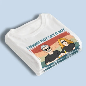 Ensemble, nous formons une équipe formidable ! T-shirt, sweat à capuche et sweat-shirt unisexe personnalisé pour la famille ! Cadeau pour papa