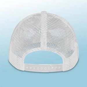La vie est une plage et nous profitons simplement des vagues - Casquette de baseball personnalisée à dos en maille, casquette de camionneur de baseball - Cadeau de vacances d'été pour meilleures amies, meilleures amies, sœurs