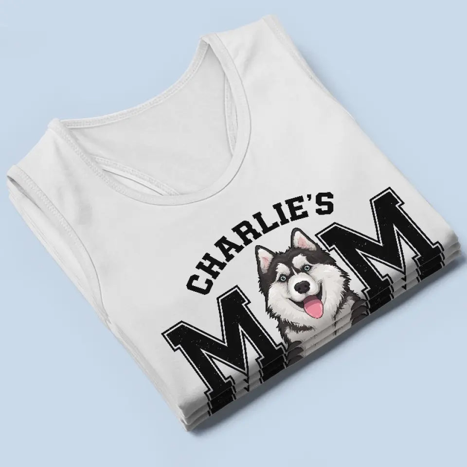 Meilleure maman du monde - Débardeur dos nageur personnalisé pour chien et chat - Cadeau pour propriétaires et amoureux des animaux