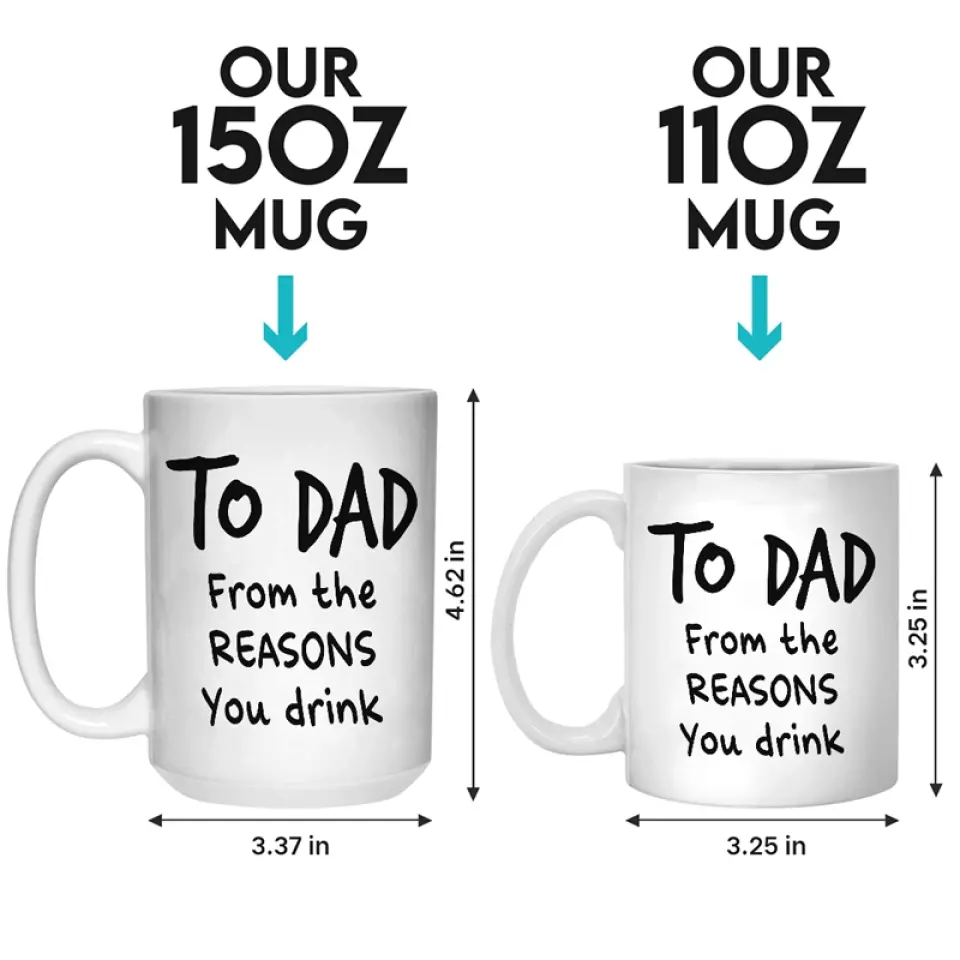 Photo personnalisée « Nous sommes géniaux » - Tasse personnalisée familiale - Cadeau pour maman, grand-mère, papa, grand-père