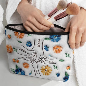Nous t'aimons plus que tu ne le sauras jamais - Trousse de maquillage personnalisée pour la famille - Cadeau pour maman, grand-mère