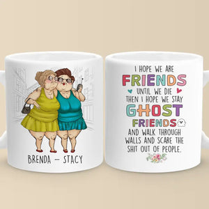 Tasse personnalisée « Amis pour la vie et au-delà » – Cadeau pour les meilleures amies, les meilleures amies et les sœurs
