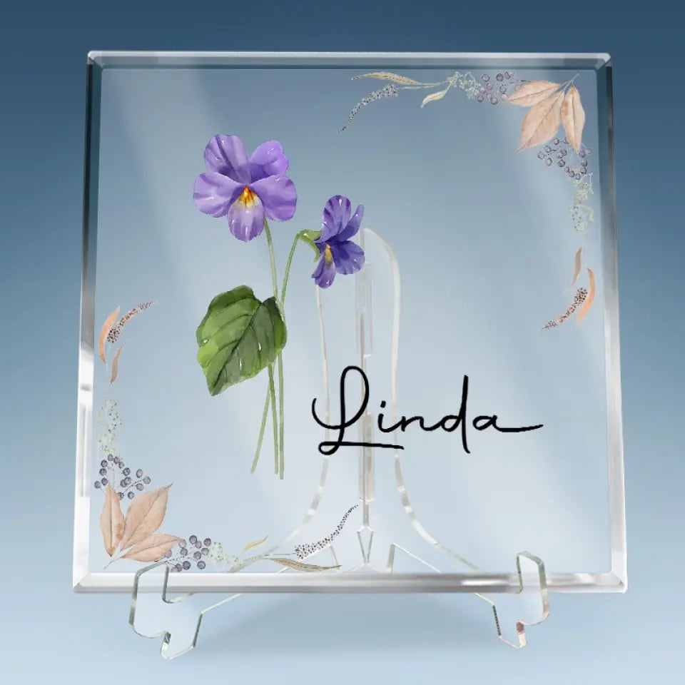 Fleurissez où vous êtes planté - Plaque acrylique carrée personnalisée pour meilleure amie - Cadeau de mariage, cadeau de demoiselle d'honneur pour meilleures amies, meilleures amies, sœurs
