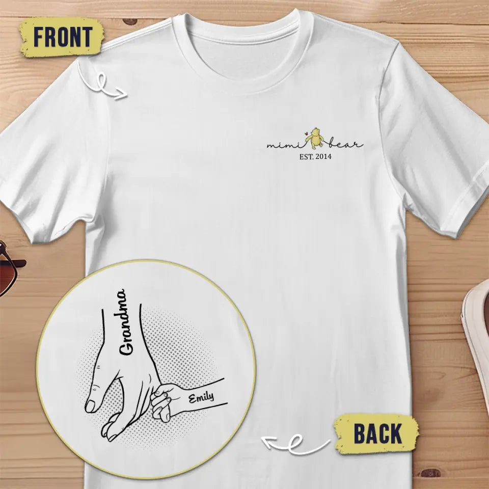 La maternité est la plus belle chose - T-shirt unisexe personnalisé imprimé recto verso - Cadeau pour maman et grand-mère
