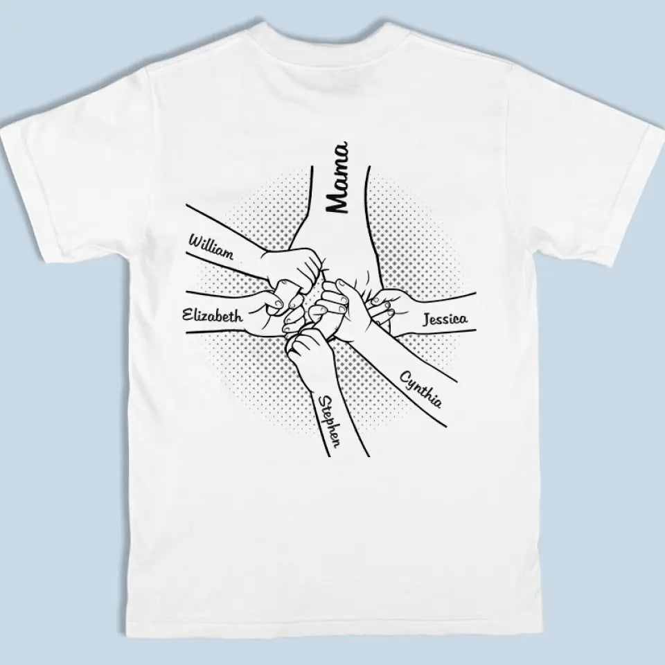 La maternité est la plus belle chose - T-shirt unisexe personnalisé imprimé recto verso - Cadeau pour maman et grand-mère