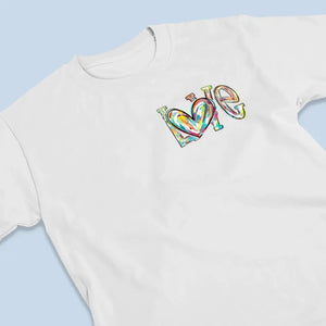 La maternité est un cadeau glorieux - T-shirt unisexe personnalisé imprimé recto verso - Cadeau pour maman et grand-mère