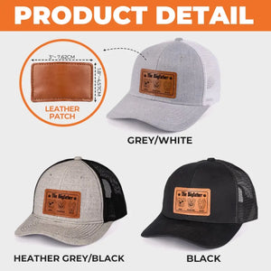 Vous êtes le parrain du chien - Chapeau en cuir personnalisé pour chien - Cadeau pour les propriétaires et les amoureux des animaux