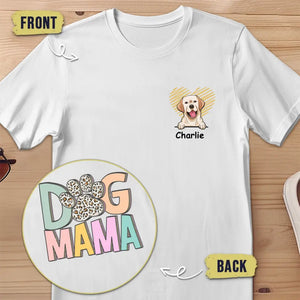 Le chien est le dieu de l'ébat ! T-shirt unisexe personnalisé avec imprimé recto verso et verso. Cadeau pour les propriétaires et les amoureux des animaux.