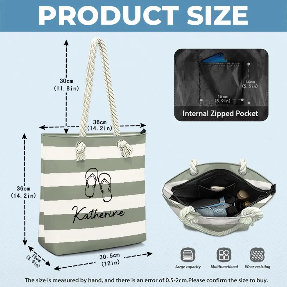 Profitons des rayons du soleil cet été - Sac de plage personnalisé Bestie - Cadeau de vacances d'été pour meilleures amies, meilleures amies, sœurs
