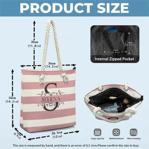 Embarquons pour la tournée estivale ultime - Sac de plage personnalisé Bestie - Cadeau de vacances d'été pour meilleures amies, meilleures amies, sœurs