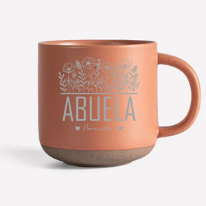 Tu es mon soleil, grand-mère - Tasse en poterie personnalisée pour la famille - Cadeau pour maman, grand-mère