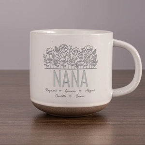 Tu es mon soleil, grand-mère - Tasse en poterie personnalisée pour la famille - Cadeau pour maman, grand-mère