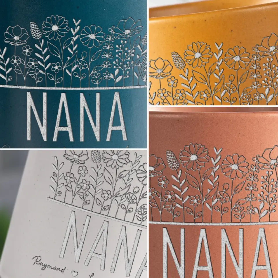 Tu es mon soleil, grand-mère - Tasse en poterie personnalisée pour la famille - Cadeau pour maman, grand-mère