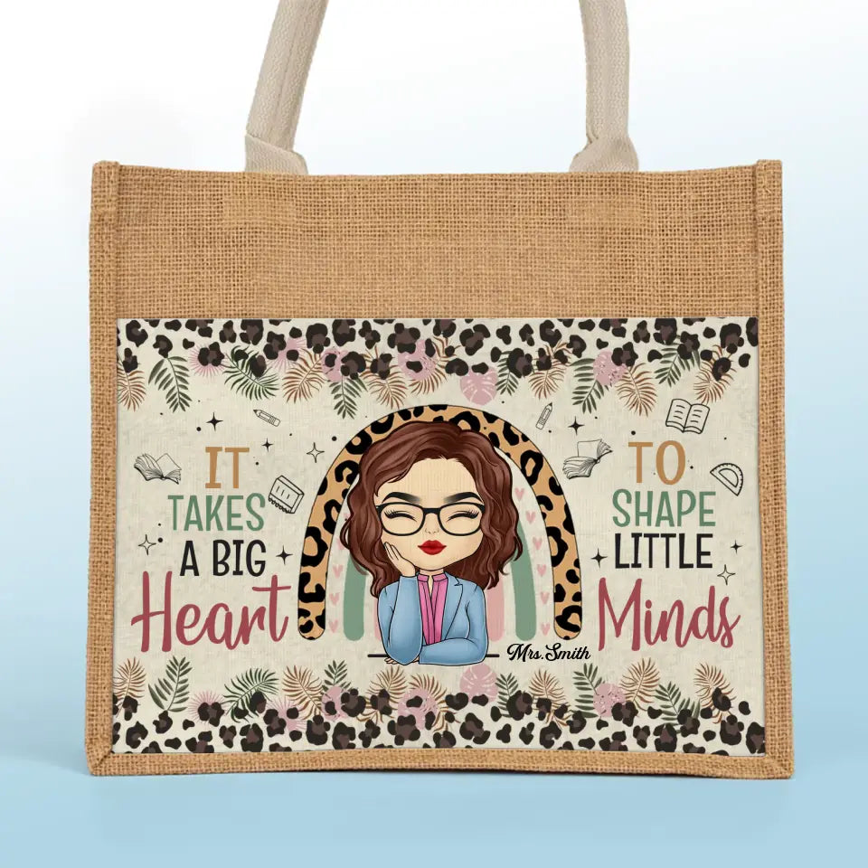 Parfois, on oublie qu'on est génial - Sacs fourre-tout personnalisés pour enseignants, sacs fourre-tout en jute, sacs de plage - Cadeau pour enseignants
