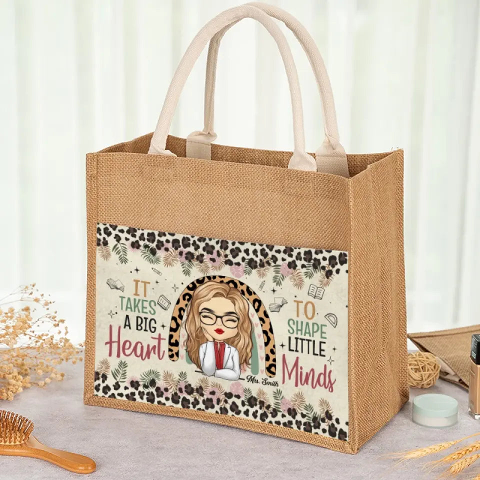 Parfois, on oublie qu'on est génial - Sacs fourre-tout personnalisés pour enseignants, sacs fourre-tout en jute, sacs de plage - Cadeau pour enseignants