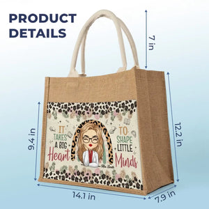 Parfois, on oublie qu'on est génial - Sacs fourre-tout personnalisés pour enseignants, sacs fourre-tout en jute, sacs de plage - Cadeau pour enseignants