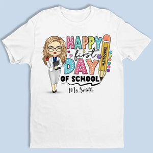 Bonne rentrée scolaire ! T-shirt unisexe personnalisé, sweat à capuche, sweat-shirt ! Cadeau pour enseignant