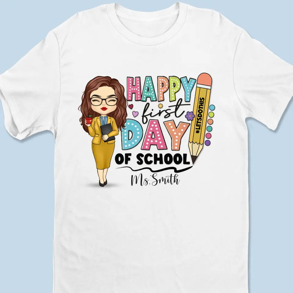 Bonne rentrée scolaire ! T-shirt unisexe personnalisé, sweat à capuche, sweat-shirt ! Cadeau pour enseignant