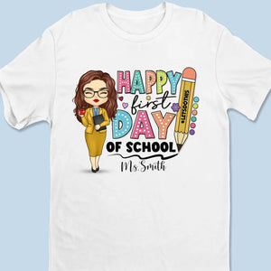 Bonne rentrée scolaire ! T-shirt unisexe personnalisé, sweat à capuche, sweat-shirt ! Cadeau pour enseignant