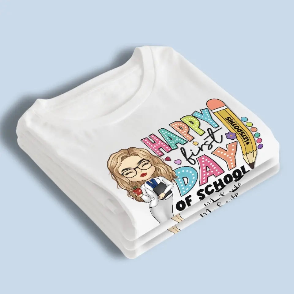 Bonne rentrée scolaire ! T-shirt unisexe personnalisé, sweat à capuche, sweat-shirt ! Cadeau pour enseignant