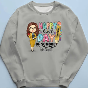 Bonne rentrée scolaire ! T-shirt unisexe personnalisé, sweat à capuche, sweat-shirt ! Cadeau pour enseignant