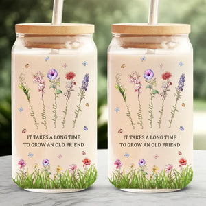 Je te choisirais - Tasse en verre personnalisée pour meilleure amie, tasse à café glacé - Cadeau pour meilleures amies, meilleures amies, sœurs