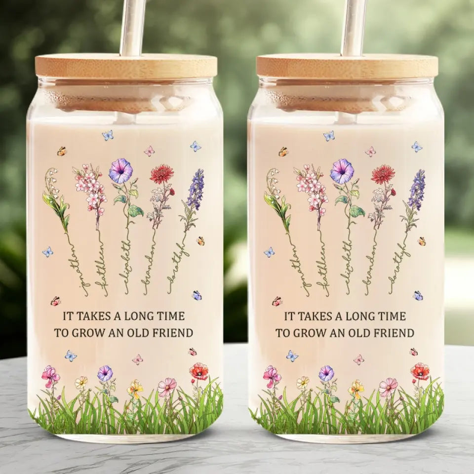 Je te choisirais - Tasse en verre personnalisée pour meilleure amie, tasse à café glacé - Cadeau pour meilleures amies, meilleures amies, sœurs