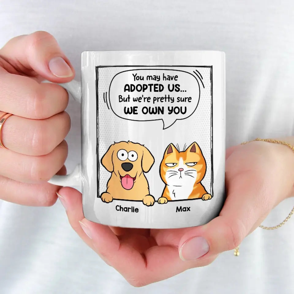 Le meilleur thérapeute a de la fourrure et quatre pattes - Mug personnalisé pour chien et chat - Cadeau pour propriétaires et amoureux des animaux