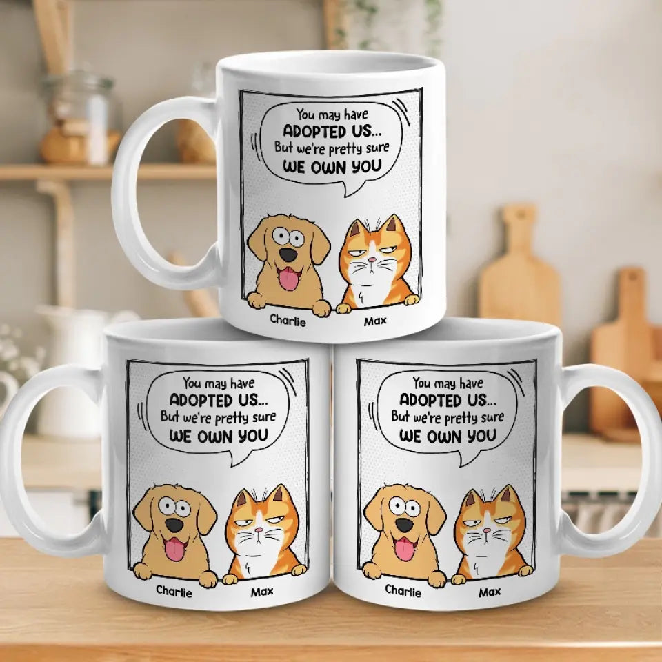 Le meilleur thérapeute a de la fourrure et quatre pattes - Mug personnalisé pour chien et chat - Cadeau pour propriétaires et amoureux des animaux
