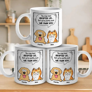 Le meilleur thérapeute a de la fourrure et quatre pattes - Mug personnalisé pour chien et chat - Cadeau pour propriétaires et amoureux des animaux