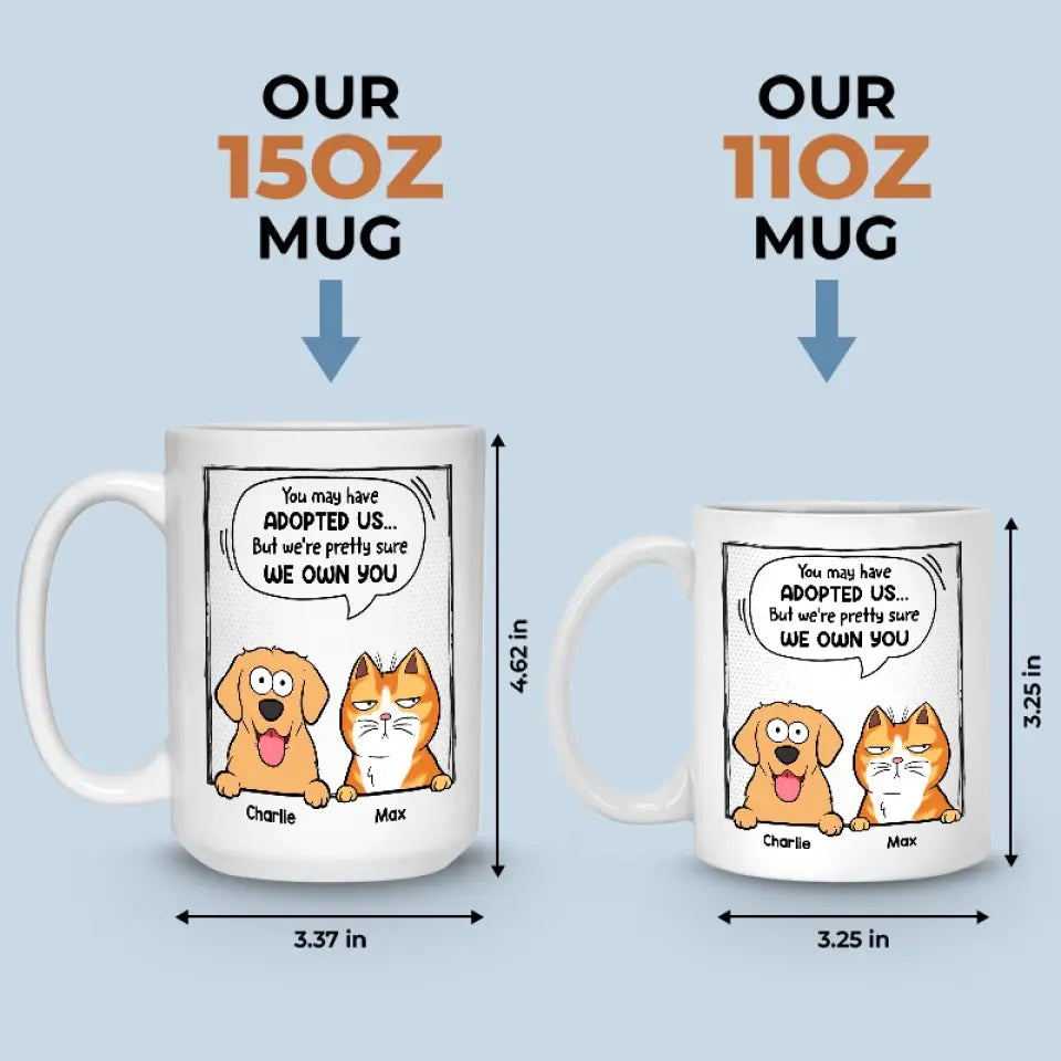 Le meilleur thérapeute a de la fourrure et quatre pattes - Mug personnalisé pour chien et chat - Cadeau pour propriétaires et amoureux des animaux
