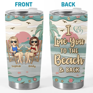 Un véritable ami est un ami pour toujours - Gobelet personnalisé Bestie - Cadeau de vacances d'été pour les meilleures amies, BFF, sœurs