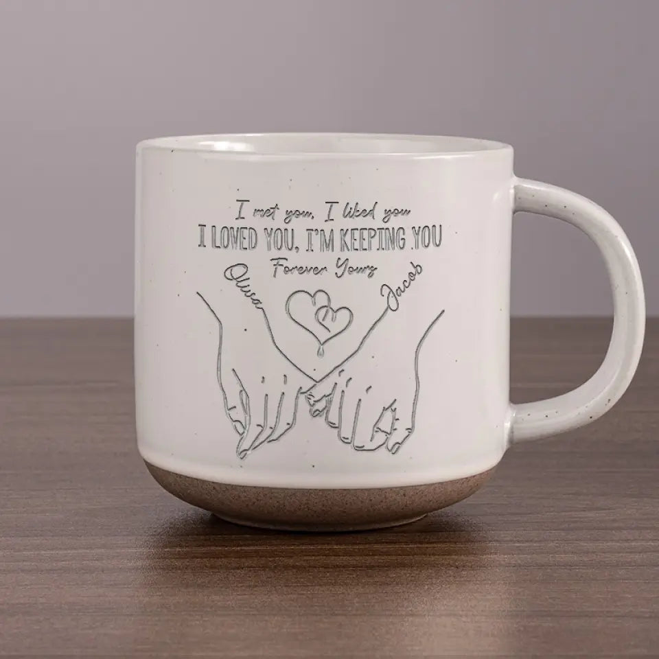 Votre sourire me fait sourire - Tasse en céramique personnalisée pour couple - Cadeau pour mari et femme, anniversaire