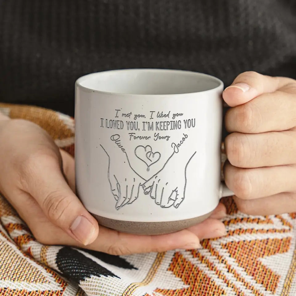 Votre sourire me fait sourire - Tasse en céramique personnalisée pour couple - Cadeau pour mari et femme, anniversaire