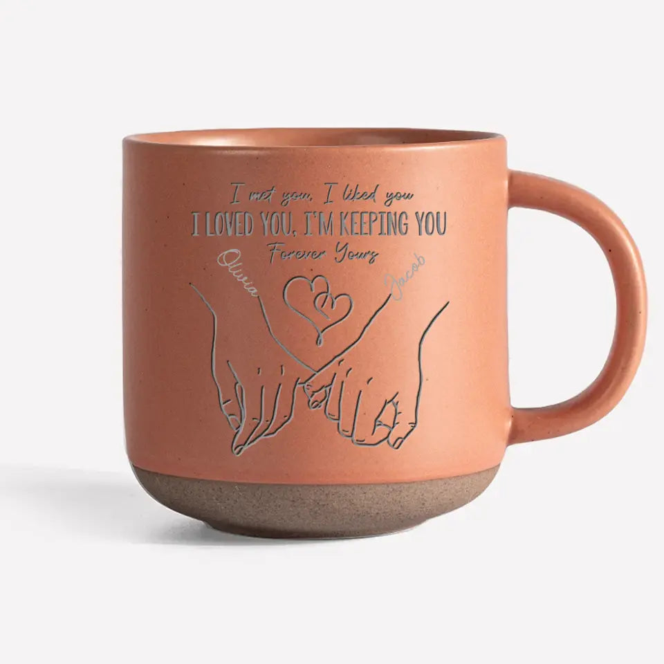 Votre sourire me fait sourire - Tasse en céramique personnalisée pour couple - Cadeau pour mari et femme, anniversaire