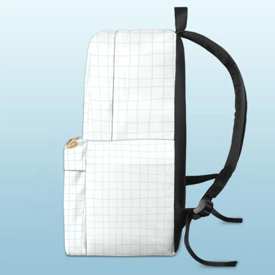 Je suis prêt à écraser - Sac à dos personnalisé pour enfant - Cadeau de rentrée scolaire pour enfant