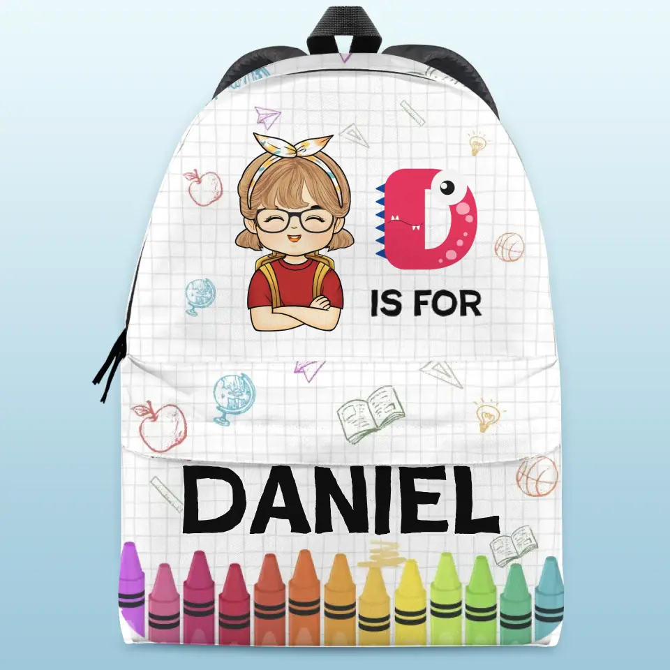 C'est bien d'être soi-même - Sac à dos personnalisé pour enfant - Cadeau de rentrée scolaire pour enfant