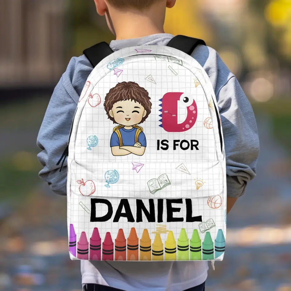 C'est bien d'être soi-même - Sac à dos personnalisé pour enfant - Cadeau de rentrée scolaire pour enfant