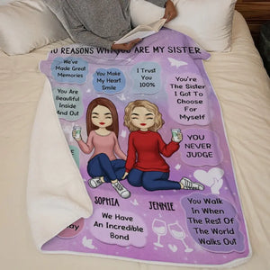 Nous avons créé de merveilleux souvenirs ensemble - Couverture personnalisée Bestie - Cadeau pour meilleures amies, BFF, sœurs