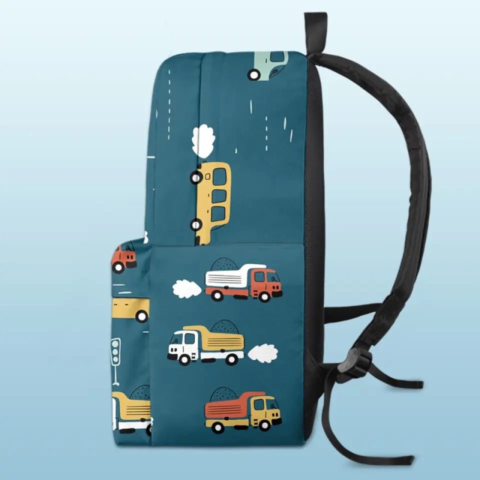 Je suis de retour - Sac à dos personnalisé pour enfant - Cadeau de rentrée scolaire pour enfant