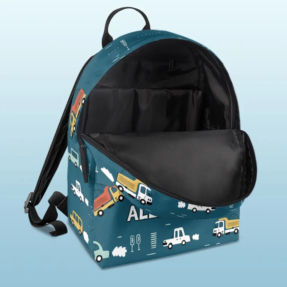 Je suis de retour - Sac à dos personnalisé pour enfant - Cadeau de rentrée scolaire pour enfant