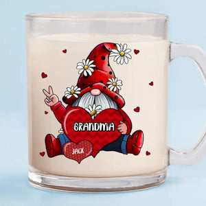 Si je sais ce qu'est l'amour, c'est grâce à toi - Tasse en verre personnalisée pour la famille - Cadeau pour maman, grand-mère