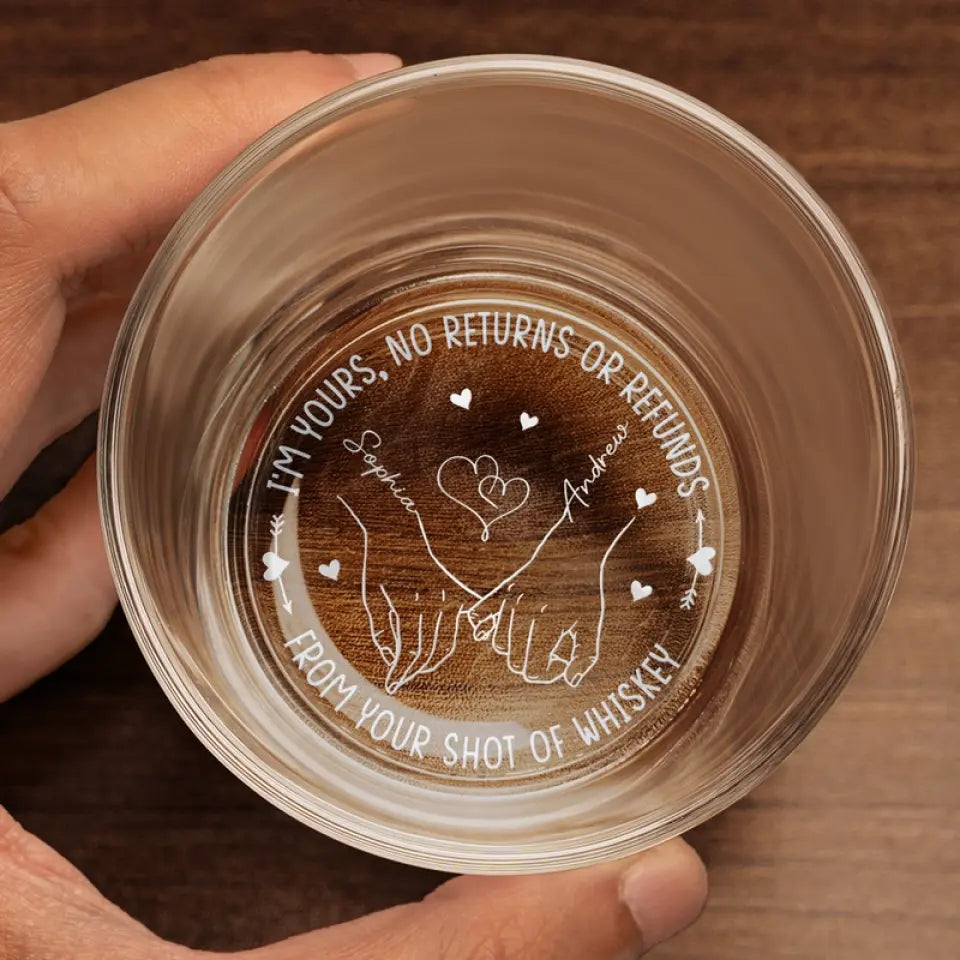 Les couples qui rient ensemble durent ensemble - Verre à whisky personnalisé pour couple - Cadeau pour mari et femme, anniversaire